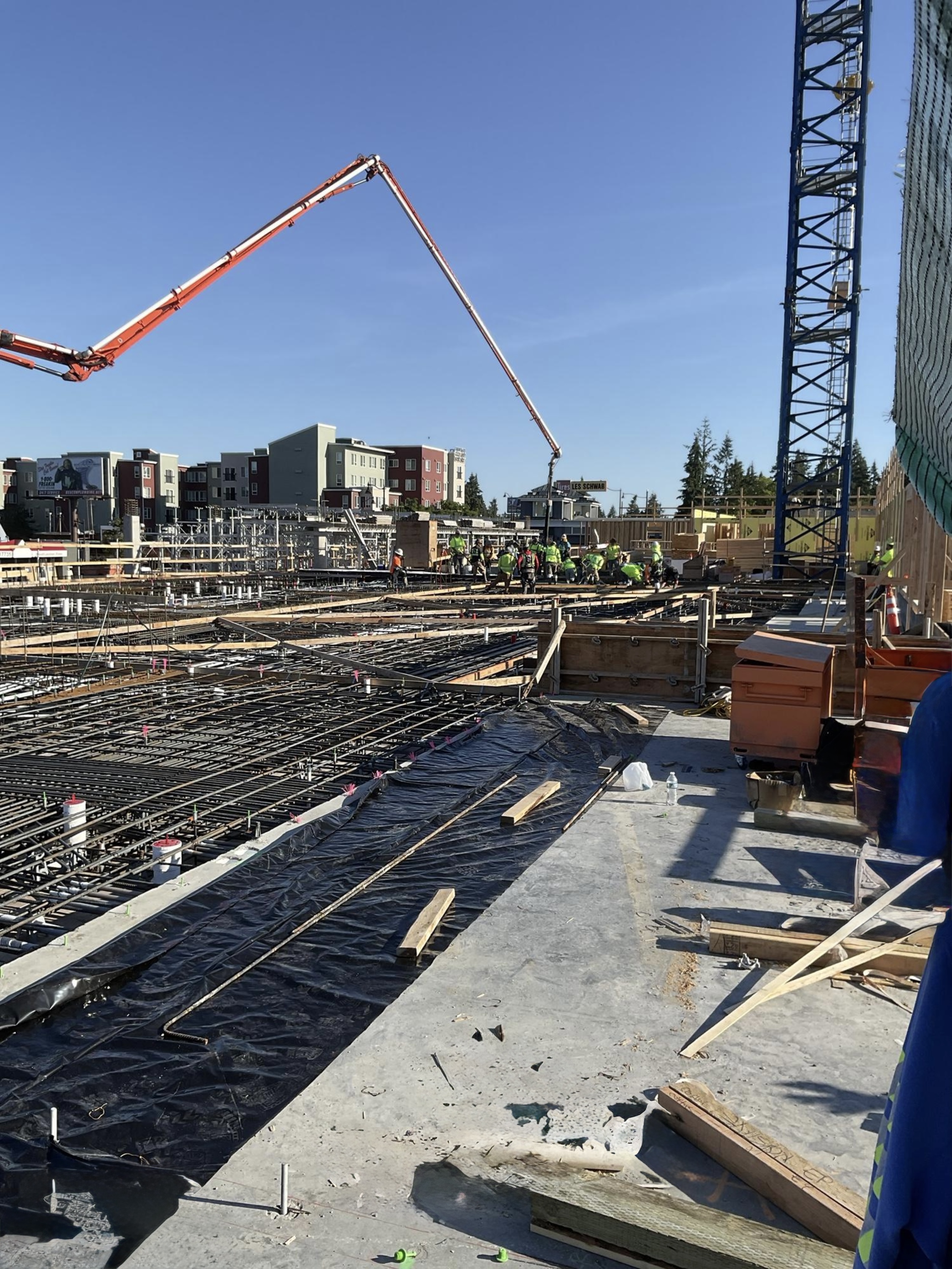 Post-tensioned vault construction in Duvall WA